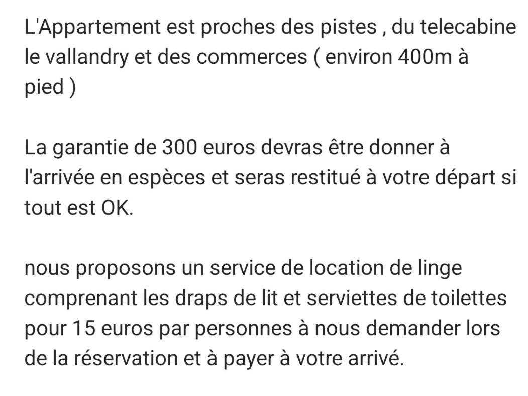 Appartement plein cœur de vallandry Buitenkant foto